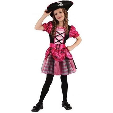 Déguisement corsaire pirate rose fille Cdiscount Jeux Jouets