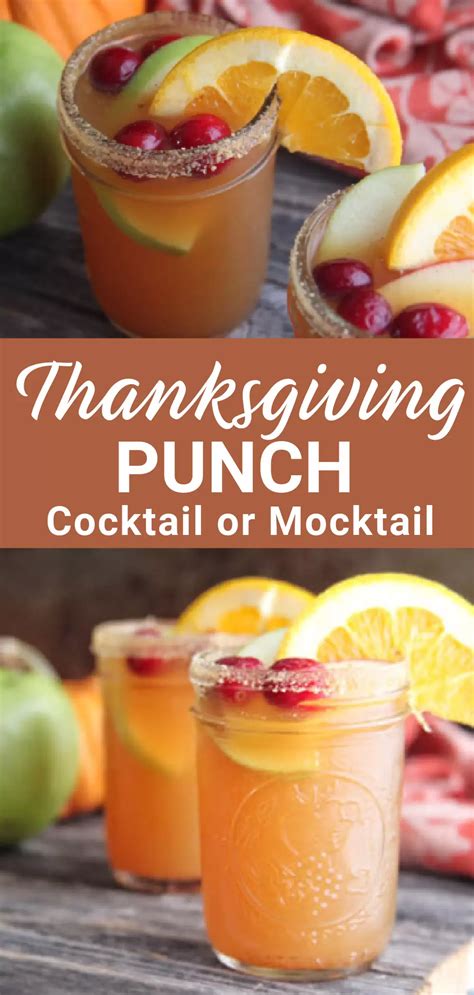 This Thanksgiving Punch Recipe Has All The Flavors Of Fall With A Few