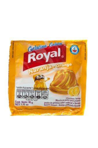 GELATINA ROYAL SABOR NARANJA 40 G Palmares