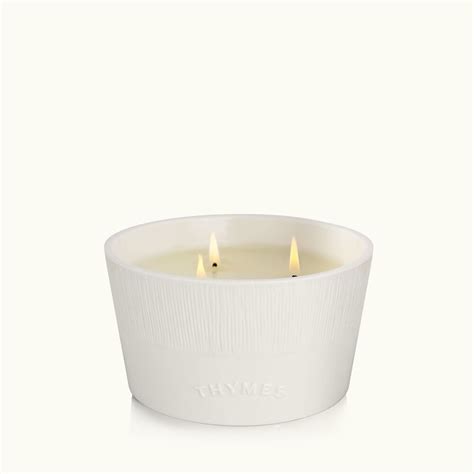 Eucalyptus White Tea Statement 3 Wick Candle Thymes