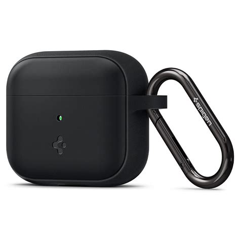 Силиконов кейс за слушалки Apple AirPods 3 от Spigen Silicone Fit - черен