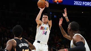 Heat Vs Hawks Tyler Herro Full Highlights St Career Triple