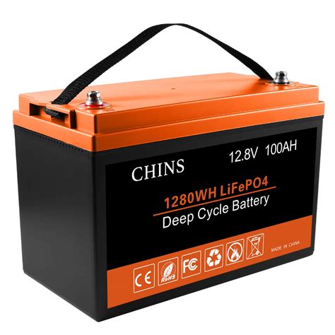 Buy Chins Lifepo Battery V Ah Lithium Battery Built In A Bms