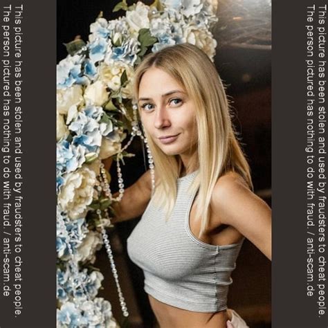 Scammer Using Pictures By Anastasiya Serebryakova Anti Scam Gallery