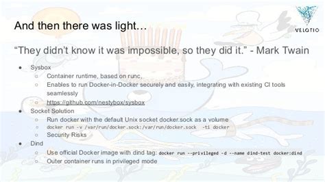 CI With Docker In Docker PPT