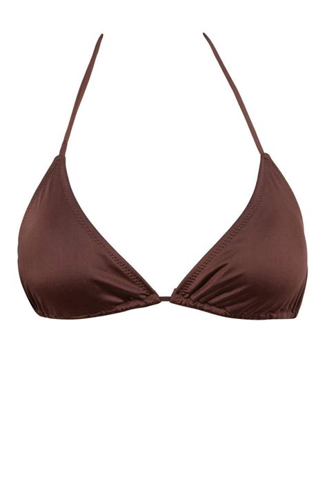 Brown WOMAN Fall In Love Regular Fit Bikini Top DeFacto