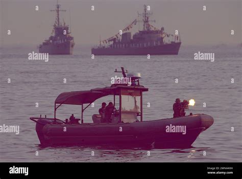 Philippine Navy Seals Simulate A Rescue Operation During The 120th