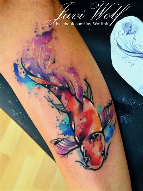 Fish Watercolor Tattoo at PaintingValley.com | Explore collection of ...