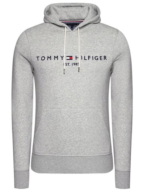 Bluza M Ska Tommy Hilfiger Est Z Kapturem Szara S Allegro Pl