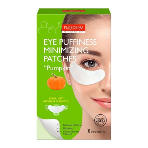 Патчи против темных кругов под глазами Тыква Purederm Eye Puffiness ...