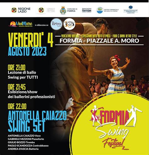 Terza Edizione Per Il Formia Swing Festival H24 Notizie Portale