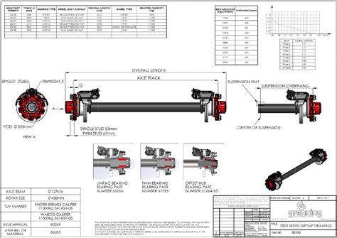 Disc Brake Axles Series Mm Granning Axles Solutions