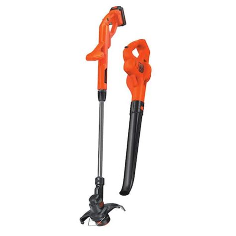 Black Decker V Max Cordless Battery Powered String Trimmer Leaf