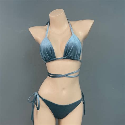 Bikini Velvet 2022 Cute Smallest Bikini Teenager Sexy Girls Micro Bikini Woman Swimwear