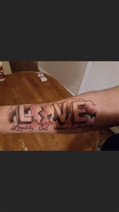 Arm Loyalty Out Values Everything Tattoo : Everything you need to know