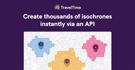 Isochrones Map Isochrone Mapping Software Traveltime