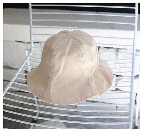 Cocopeaunts Wide Brim Sun Hats For Women Panama Foldable Wrinkle Bucket Hat Summer Sun