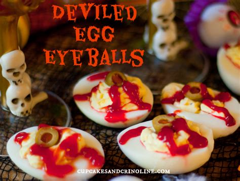 Halloween Party Dracula Juice And Deviled Egg Eyeballs From