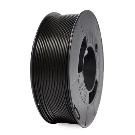 Filamento 3D PETG Diametro 1 75mm Bobina 1kg Color Negro