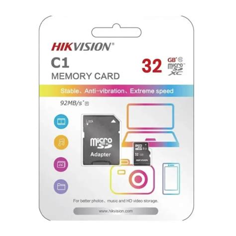 Tarjeta De Memoria Microsdhc Hikvision Hs Tf C Gb Clase