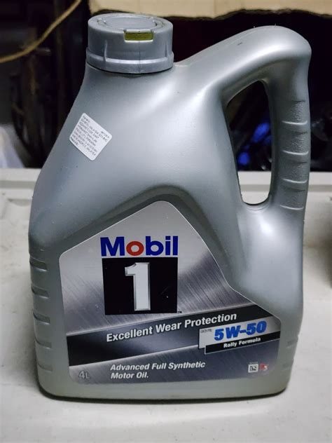 Mobil 1 Fully Synthetic 5w 50 Engine Oil Auto Accessories On Carousell