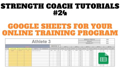 Workout Spreadsheet Google Docs | Blog Dandk