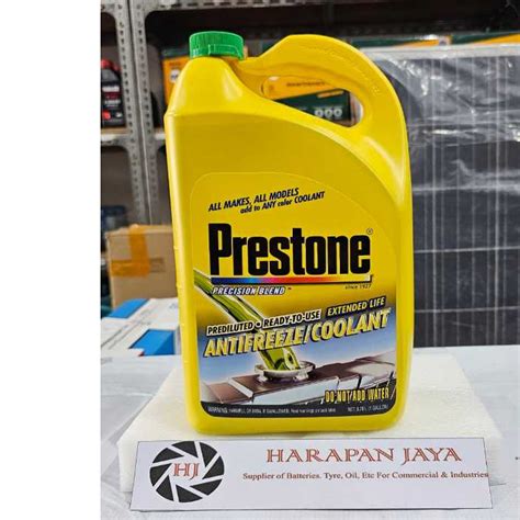 Jual AIR RADIATOR PRESTONE ANTIFREEZE WARNA HIJAU ISI 3 78 LITER