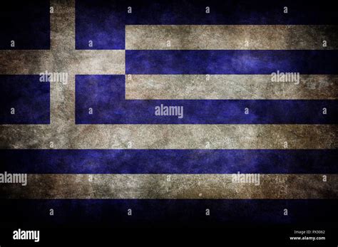 Grunge Greece Flag Stock Photo Alamy