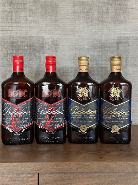 Ballantine S True Music Icons Ac Dc Queen Ml Bottles