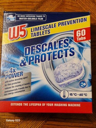 W Limescale Prevention Tablets Descales Protects Tabs Ebay