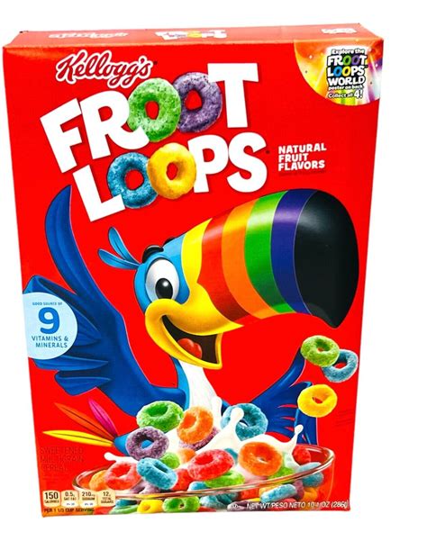 Froot Loops Cereal 101 Oz Kelloggs Ebay