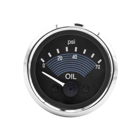 14 1137 0 VW Type 2 Oil Pressure Gauge By Smiths 52mm Black Dial