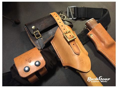 Leather Axe Molle Belt Loop Holster