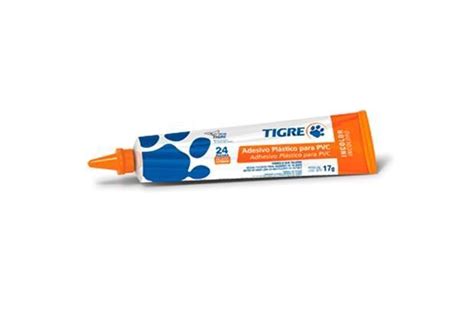 Adesivo Plástico para PVC Bisnaga Incolor Tigre 17g Cola PVC