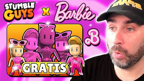 Come Ottenere Tutte Le Skin Barbie Gratis Stumble Guys Youtube