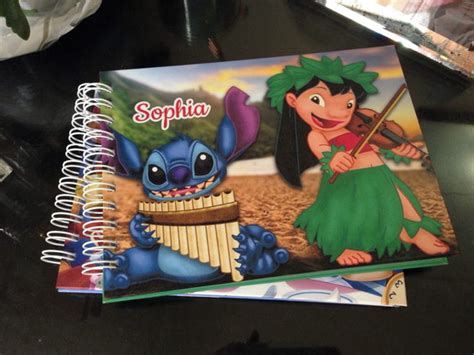 Caderno De Desenho Lilo E Stitch Produtos Elo7