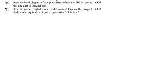 Current Flow Of The Pnp Bjt Band Diagram Bjt H