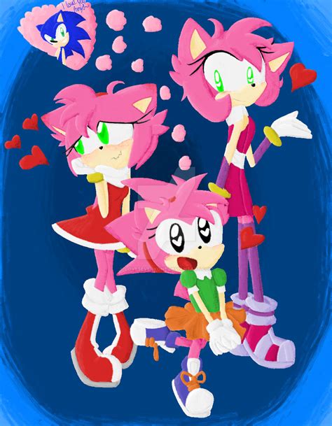 Evolution Of Amy Rosy The Rascal Rose By Loveseveryone On Deviantart