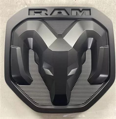 Emblema Tapa Trasera Ram Pick Up 2019 2020 2021 Negra MercadoLibre