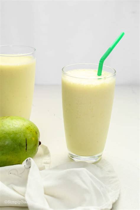 Green Mango Shake - Simply Bakings