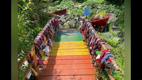 Flowering And Rainbow 🌈 Bridge Lake Lure Nc Youtube