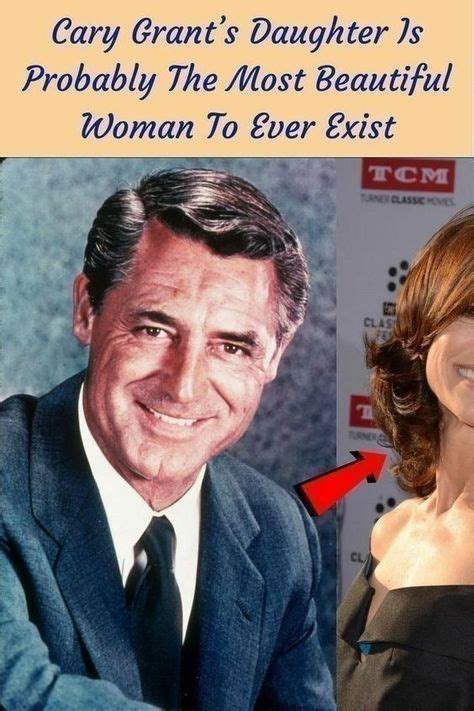 A Woman Is Smiling Next To An Image Of A Man S Face And The Caption