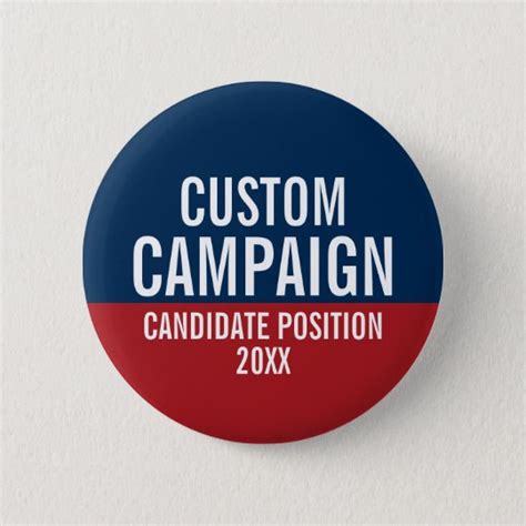 Create Your Own Campaign 6 Cm Round Badge Uk