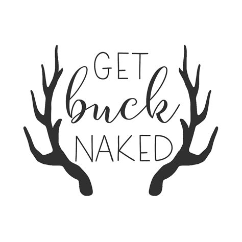 Millwood Pines Get Buck Naked Dark Brown Wrapped Canvas Wayfair