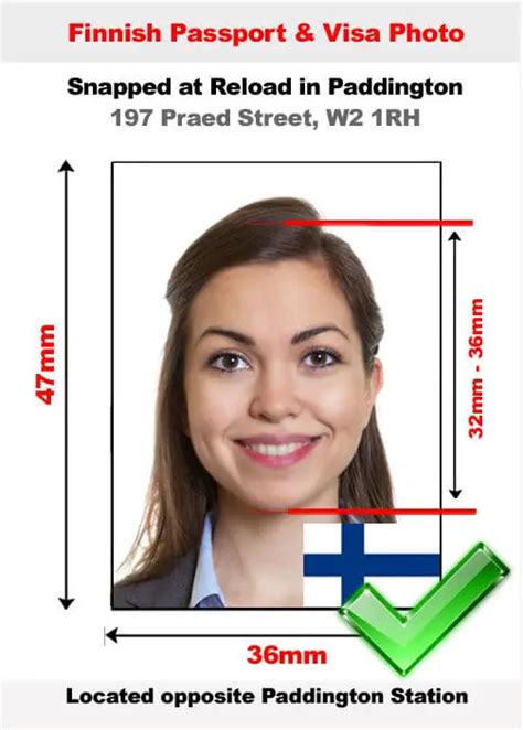 Finland Passport Photo And Finnish Visa Photo Snapped In London W