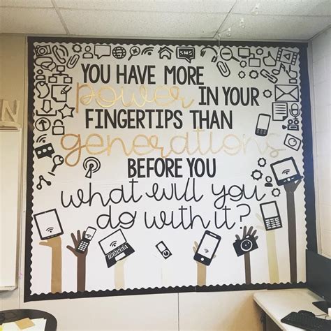 School Technology Bulletin Board Ideas