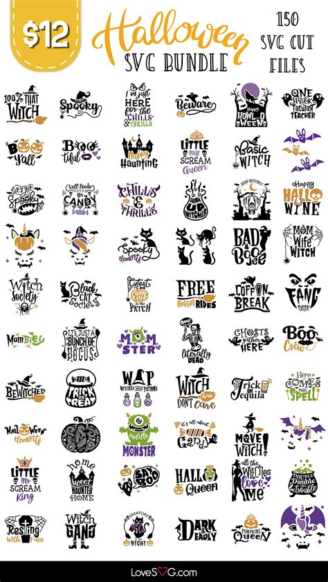 The Halloween Svg Bundle Lovesvg