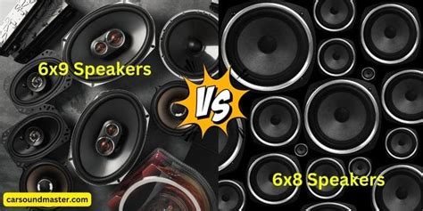 6x9 Vs 6x8 Car Speakers – The Ultimate Choice For Big Cars?