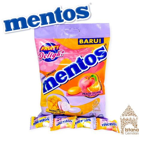 Jual Permen Mentos Fruity Delight Mint Fruit Bag Isi Butir