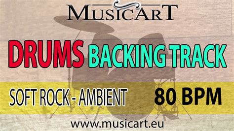 Drumless Backing Track With Click Rock Ambient 80 Bpm Youtube